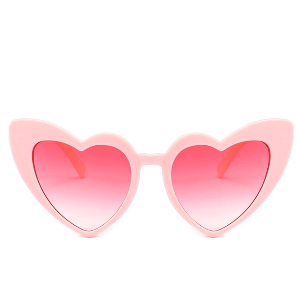 🎉 HP🎉 Pink Heart Shaped Cat Eye Sunglasses